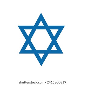 Judaism symbol icon vector illustration