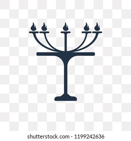 Judaism vector icon isolated on transparent background, Judaism transparency concept can be used web and mobile