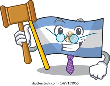 Judge argentina mascot flag kept in cartoon drawer