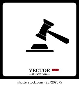 Judge Or Auction Hammer Icon Vector Jpg Jpeg Eps Design