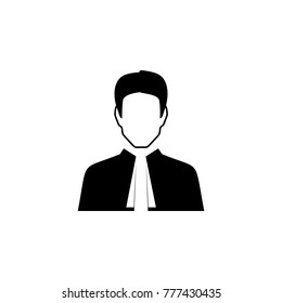 judge avatar icon. Characters of professions Icon. Premium quality graphic design. Signs, symbols collection, simple icon for websites, web design, mobile app on white background