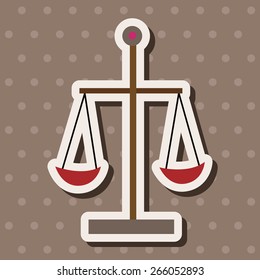judge balance theme elements vector,eps