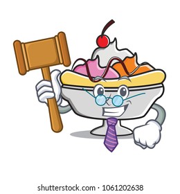 Judge banana split mascot cartoon