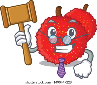 Judge bayberry isolated with in the cartoon