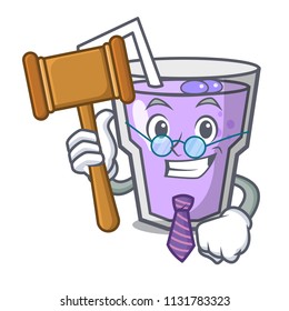 Judge berry smoothie mascot cartoon