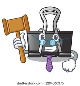 Judge binder clip for charcter on documents