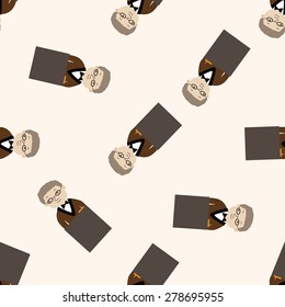 judge , cartoon seamless pattern background