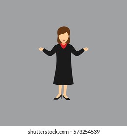 Judge Character Design Vector.