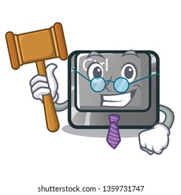 Judge ctrl button on the cartoon keyboard