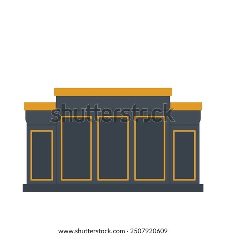 Judge Desk Table icon Law and justice icons set elements Flat