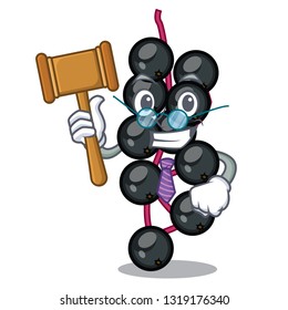 Judge elderberry fruit is isolated with characters