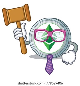 Judge Ethereum classic character cartoon
