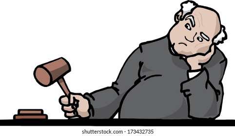 judge with gavel 