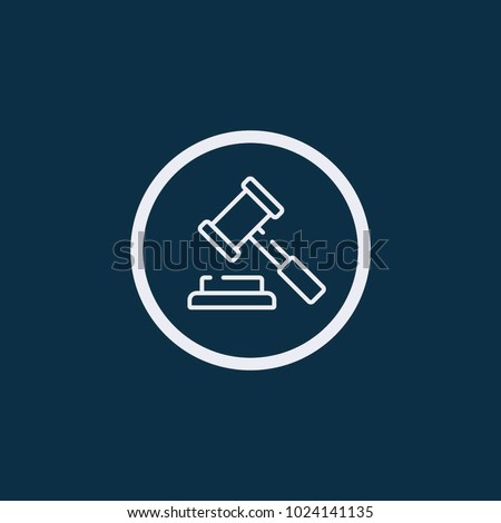 Judge Gavel icon.