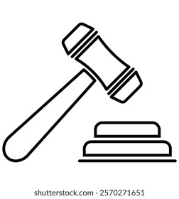 Judge gavel icon. Legal and Justice gavel icon set. judge gavel icon vector. law icon vector. auction hammer. 