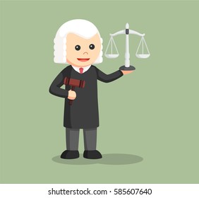 judge with gavel and scale