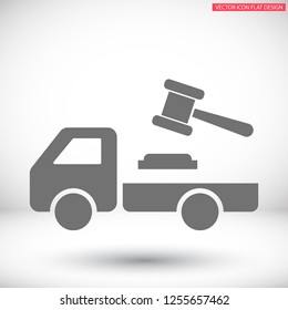 Judge gavel Vector icon