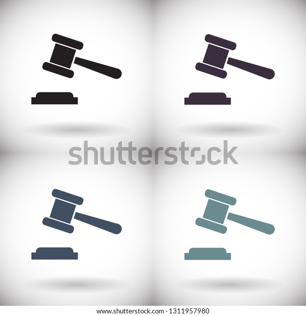 Judge gavel Vector\
icon