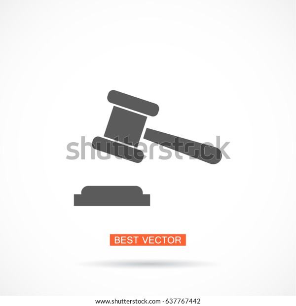 Judge gavel Vector
icon