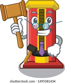 Judge hammer game machine with the cartoon