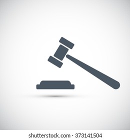 judge hammer icon