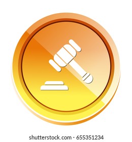 judge hammer icon