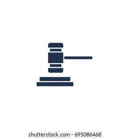judge hammer icon. sign design