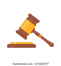 judge hammer Use knocks to decide a lawsuit. A wooden hammer to hit the auction close.