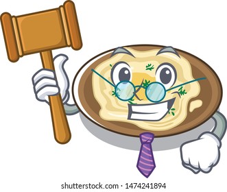 Judge hummus isolated with in the character