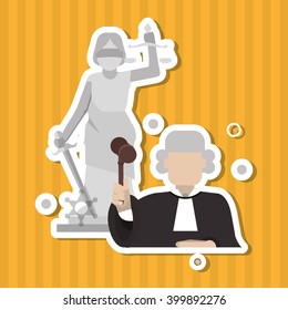 Judge  icon design