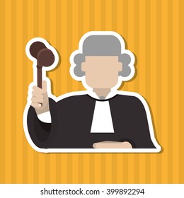 Judge  icon design
