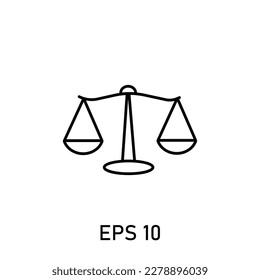 icono de juez pulsación modificable eps 10