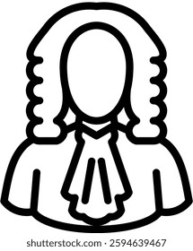 Judge Icon Element For Design