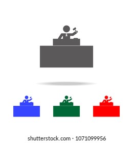 Judge icon. Elements of people profession in multi icons. Premium quality graphic design icon. Simple icon for websites, web design, mobile app, info graphics on white background