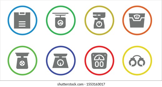 judge icon set. 8 filled judge icons.  Collection Of - Scale, Handcuffs icons