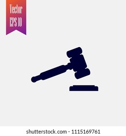 judge icon vector