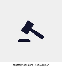 judge icon vector.