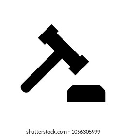 judge icon, vector illustration.