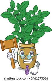 Judge lemon balm next the cartoon house