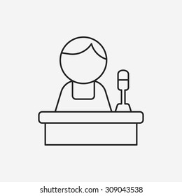 judge line icon