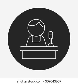 judge line icon