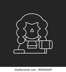 judge line icon