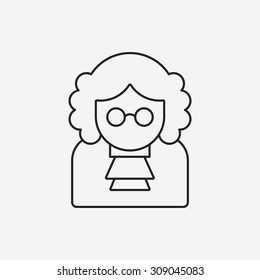 judge line icon