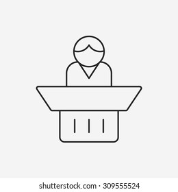 judge line icon