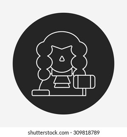 judge line icon