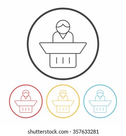 judge line icon