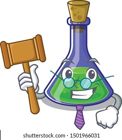 Judge magic potion on the cartoon table