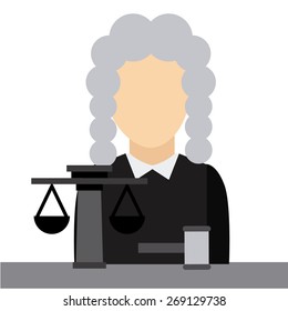 judge man design, vector illustration eps10 graphic