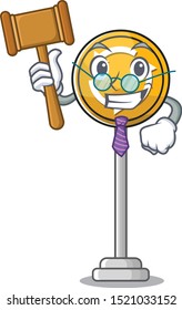 Judge miniature roundabout ahead the mascot shape