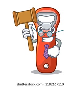Judge opener bottle cap isolated on mascot